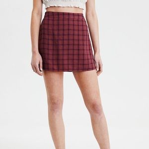 AE Plaid Mini Skirt